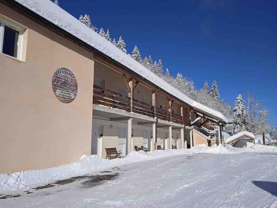 Babaute 7, Studio Typique Au Pied Des Pistes Prémanon Exteriér fotografie