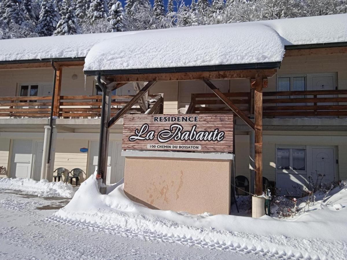 Babaute 7, Studio Typique Au Pied Des Pistes Prémanon Exteriér fotografie